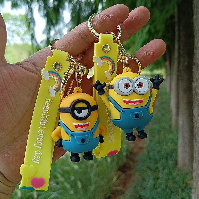 Móc Khoá Minion Dễ Thương Phụ Kiện Túi Xách,Móc Khoá HKD77