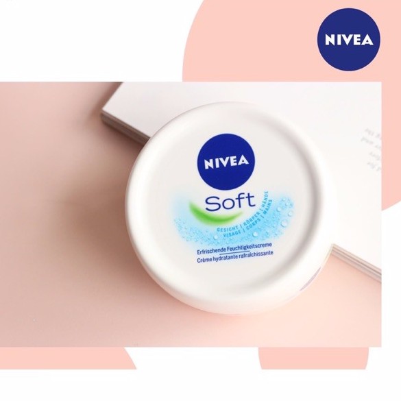 KEM DƯỠNG DA NIVEA SOFT ĐỨC 200ML[HÀNG CHÍNH HÃNG]