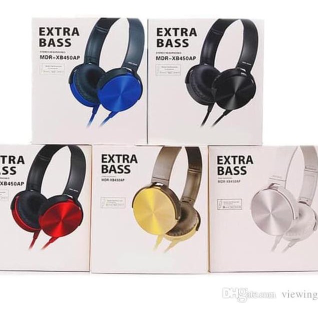 Tai Nghe Chụp Tai Sony Mdr Xb450 Xb-450 Chất Lượng Cao