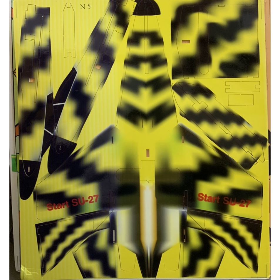 Kit SU27 size 72cm - kit Depron su27