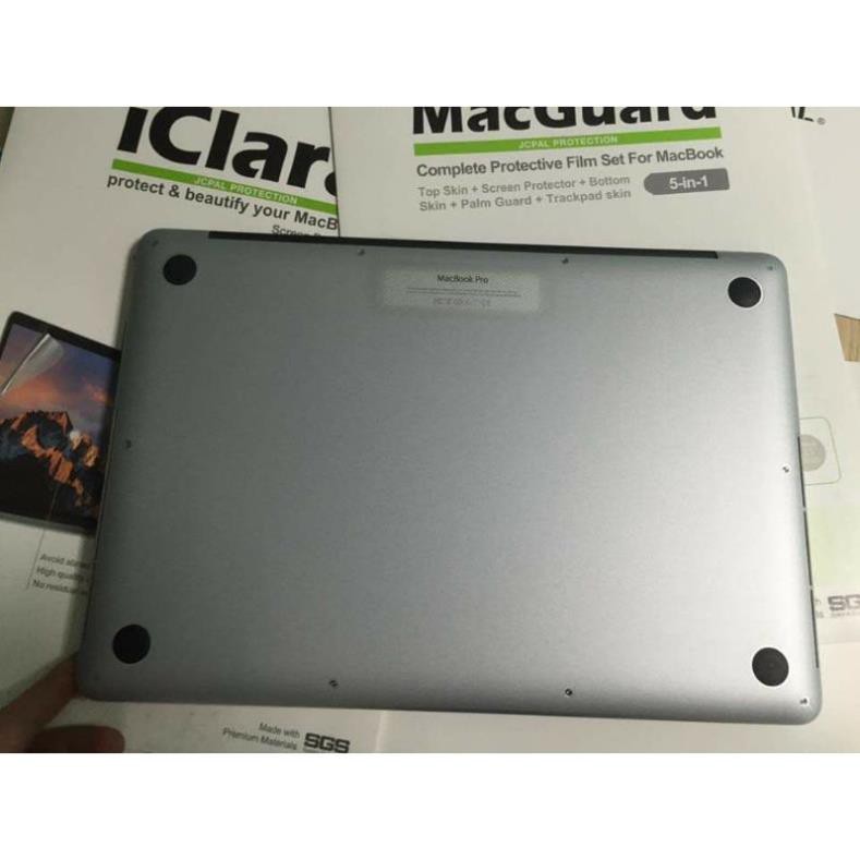 [BH 12 tháng - 1 đổi 1] Bộ dán nhôm JCPAL màu Bạc cho Macbook