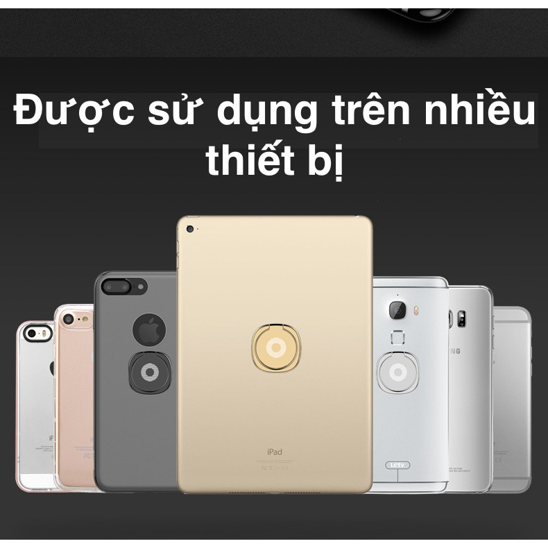 Nhẫn Điện Thoại Smart Phone Xoay Tròn 360 Đa Năng Đeo Ngón Tay Là Giá Đỡ Điện Thoại Nghe Nhạc Xem Phim