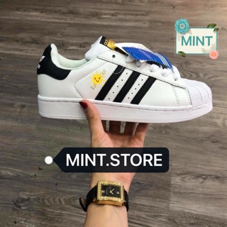 (Video cận cảnh) Giày thể thao sneakers sò tem vàng