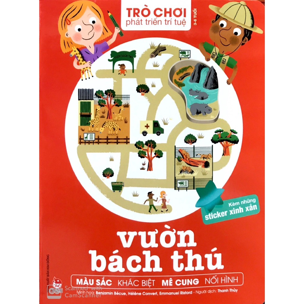 Sách - Trò Chơi Phát Triển Trí Tuệ: Vườn Bách Thú