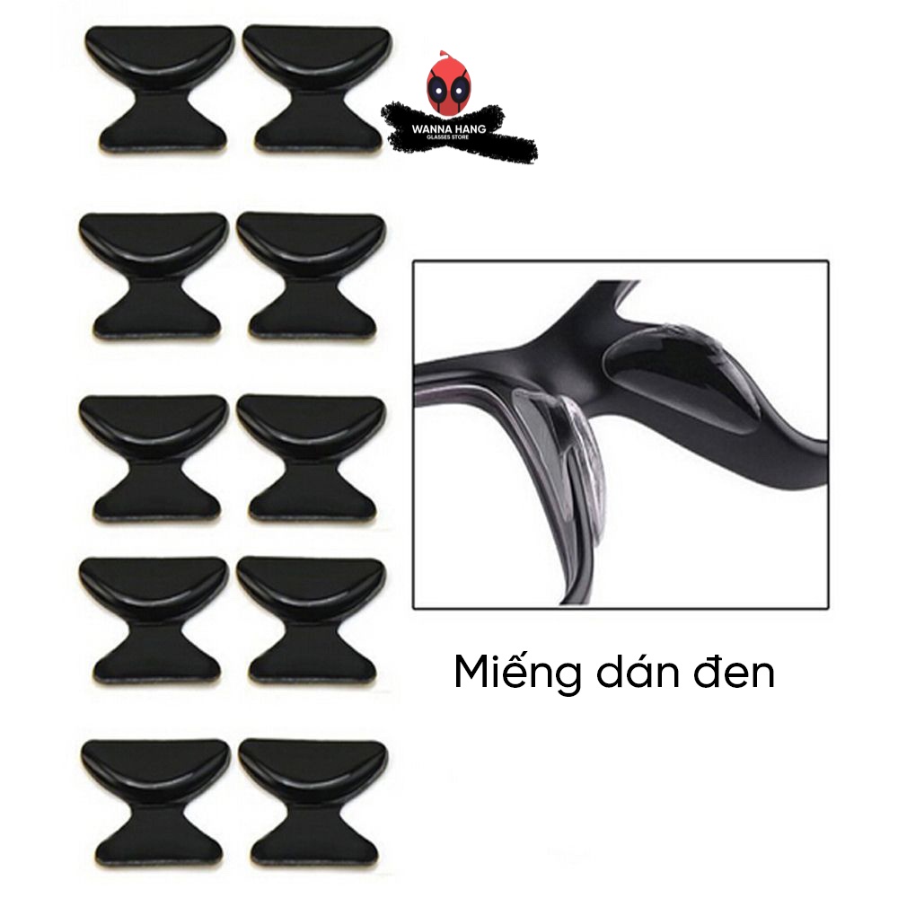 Bộ 2 đệm mũi bằng Silicon cho Mắt kính chống trượt tiện dụng - Wanna Hang PK04