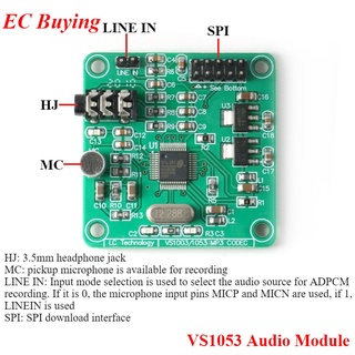 Mô đun phát triển âm thanh vs1053 mp3 dc 5v