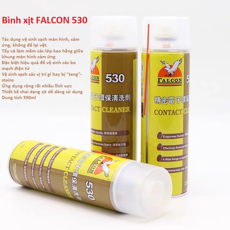 Falcon 530 Dung dich vệ sinh Falcon 530 điện thoại, laptop, tivi