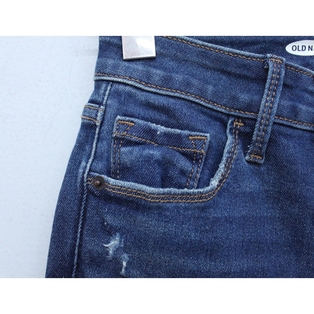 Q8695 - Quần jean skinny vừa Old Navy rách gối lai kiểu