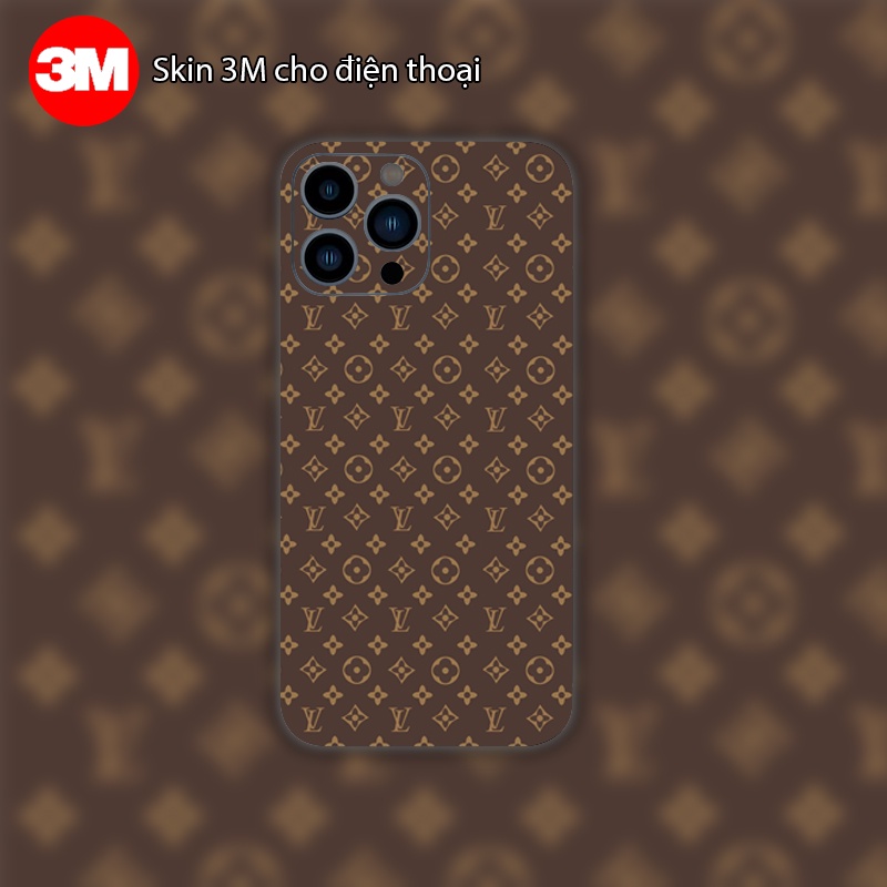 Miếng Dán Skin điện thoại - Skin 3M mẫu LV sành điệu  - Có mẫu cho tất cả các dòng điện thoại Iphone/ Samsung/ Oppo...
