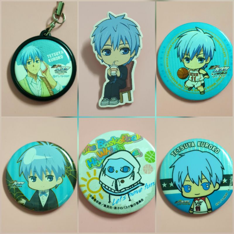 Huy hiệu chính hãng - Kuroko no Basket/Tetsuya Kuroko