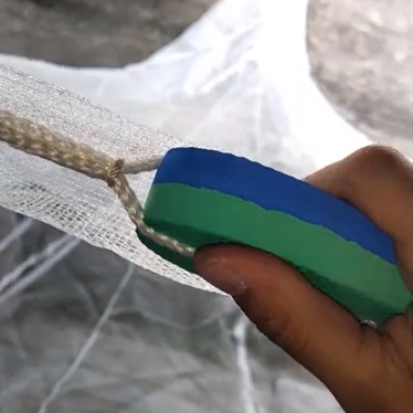 Lưới Kéo Cá , Vét Tôm , Quét Ao Hồ - HÀNG CAO CẤP LOẠI 1 - Sợi Cước Thái Lan Tải 5-10 cân ( + Tặng 1 túi cá )