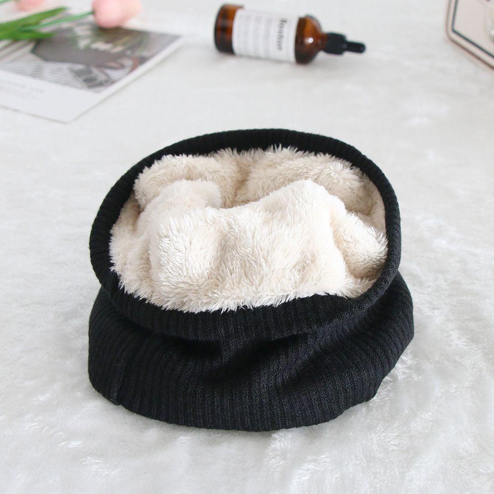 Khăn Choàng Cổ Dệt Kim Vải Nhung Mềm Ấm Áp Thời Trang Mùa Đông Cho Nữ