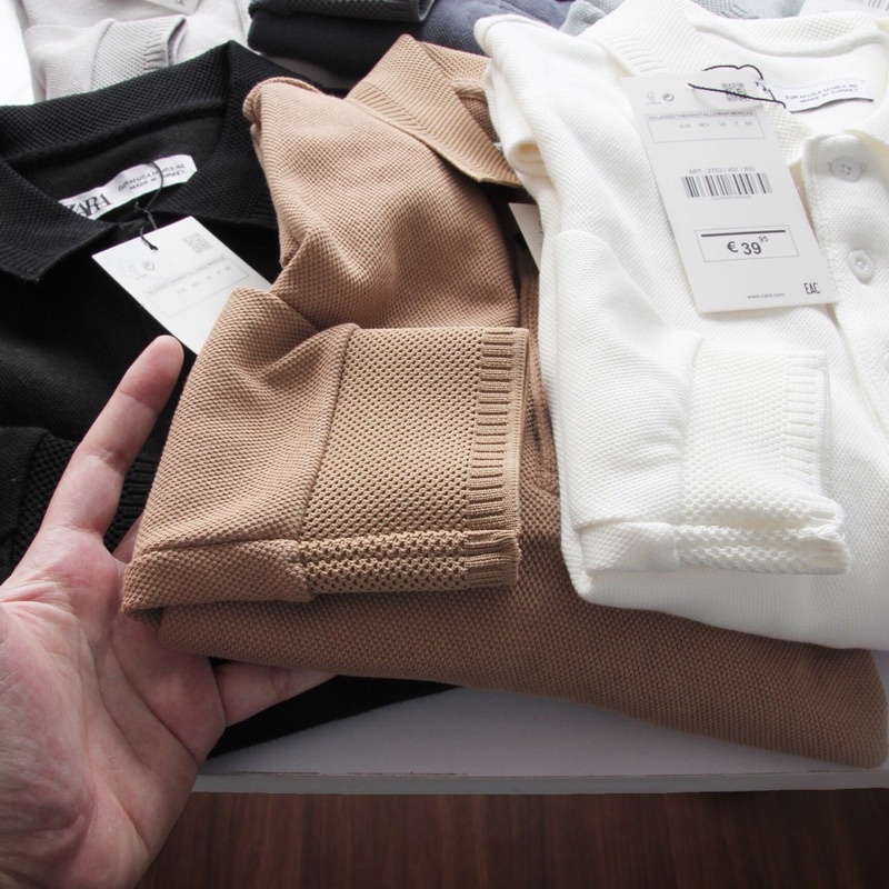 Áo polo nam dài tay nỉ dệt gai vải co giãn  cao cấp ZA03- Đẳng cấp doanh nhân, phong cách lịch lãm. | BigBuy360 - bigbuy360.vn