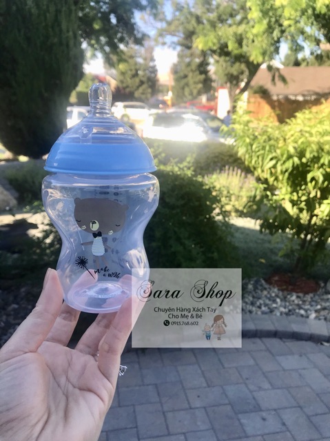 Bình sữa nhựa  chống sặc Tommee Tippee