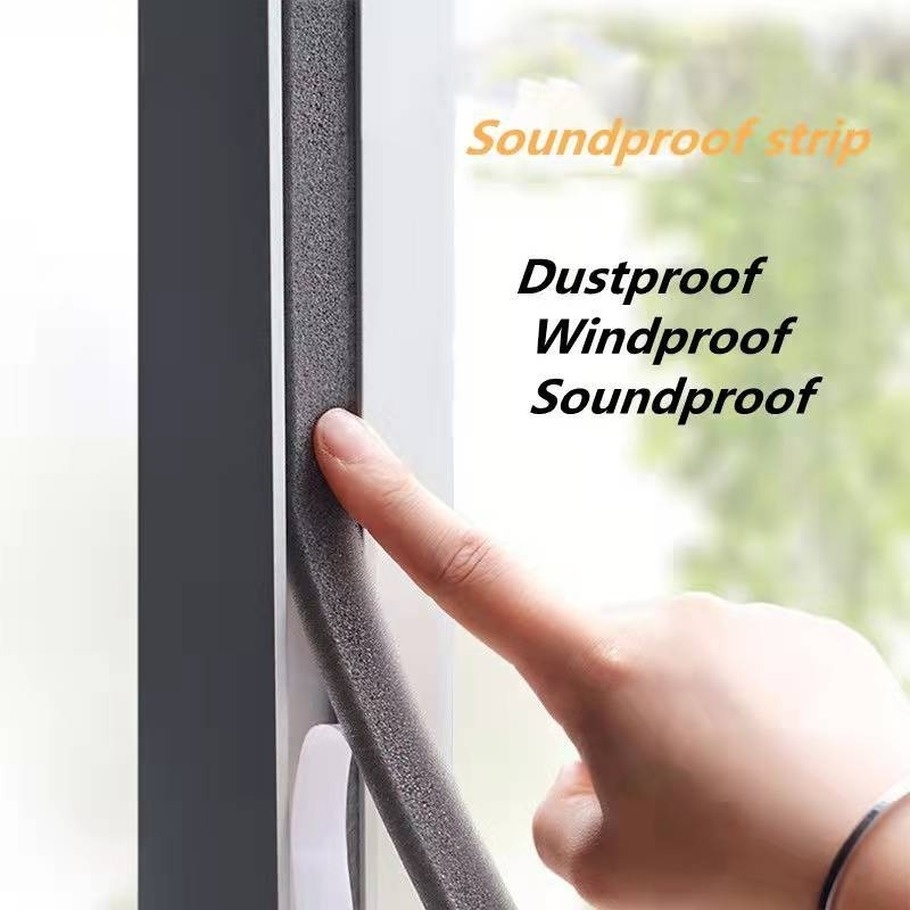 Cuộn Băng Keo Xốp PU 2M Cách Âm Chống Va Chạm Chịu Thời Tiết Bảo Vệ Đồ Nội Thất Cửa Sổ / Đồ Nội Thất