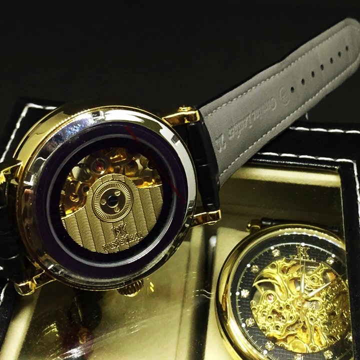 Đồng hồ cơ nam WEISIKAI dây da lộ máy chính hãng | BigBuy360 - bigbuy360.vn