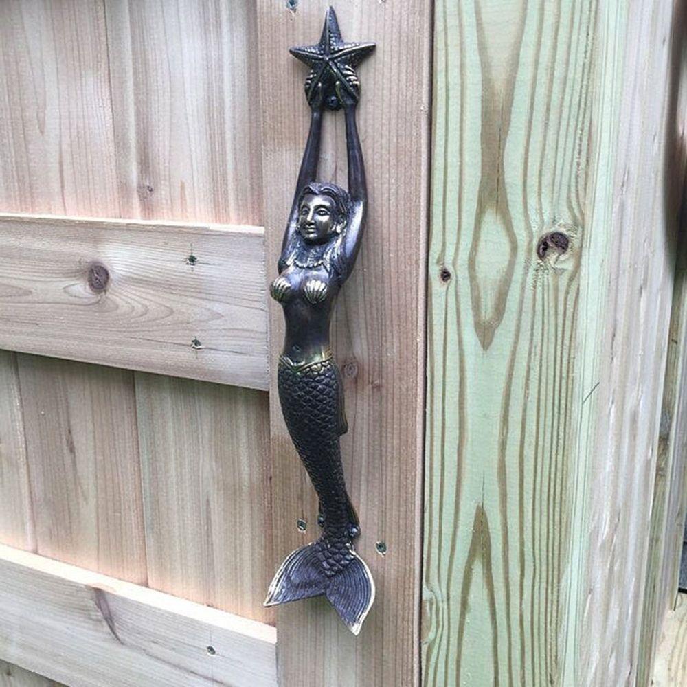 Tay Nắm Cửa Hình Nàng Tiên Cá Phong Cách Retro