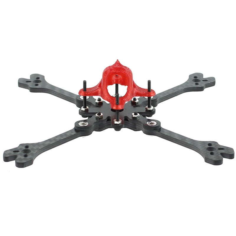 High Quality Keel135 Carbon Fiber Kit for FPV Racing Drone Kit 3Inch Blades Black