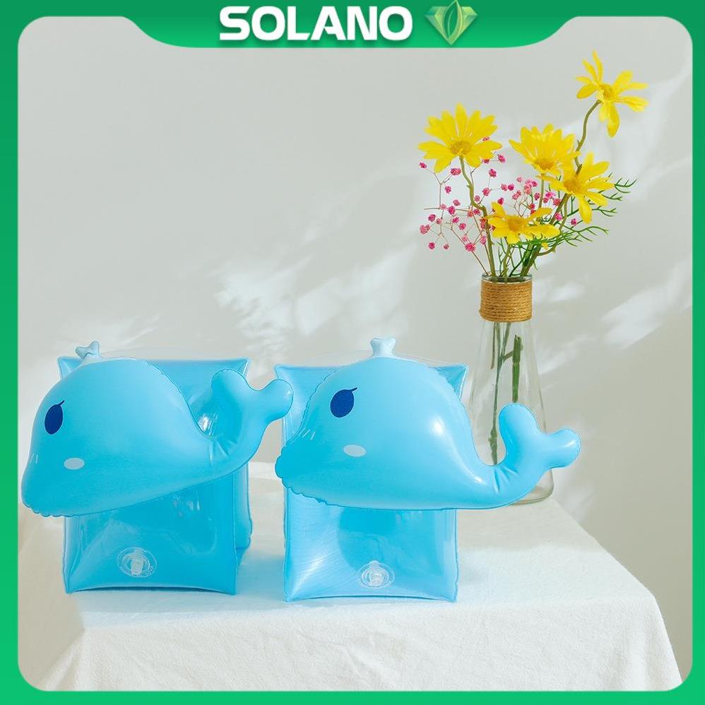 Phao Bơi Cho Bé Tập Bơi SOLANO Phao Tay Cho Bé An Toàn Họa Tiết Dễ Thương Nhiều Màu SS-001393