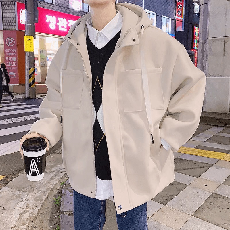 Áo khoác nam Hoodie cao cấp vải nỉ dày form chuẩn SUPER FASHION