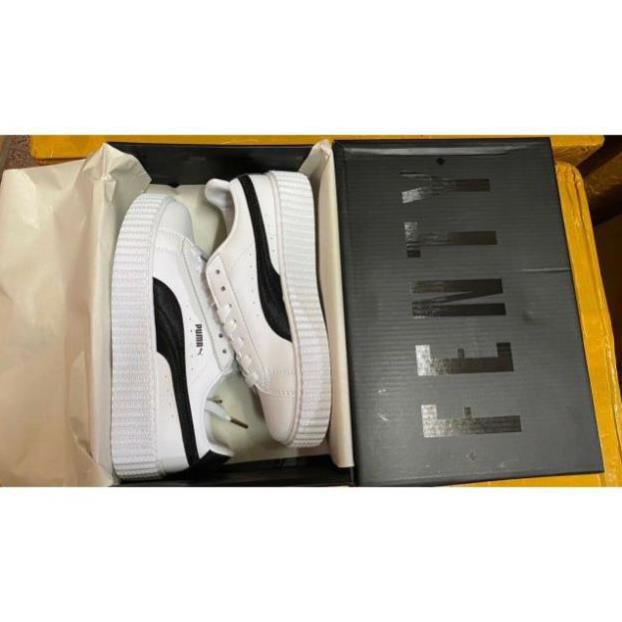 < VIDEO + ẢNH THẬT > GIÀY SNEAKER TRẮNG ĐEN ĐẾ BÁNH MÌ THẤP CỔ - Sale 1