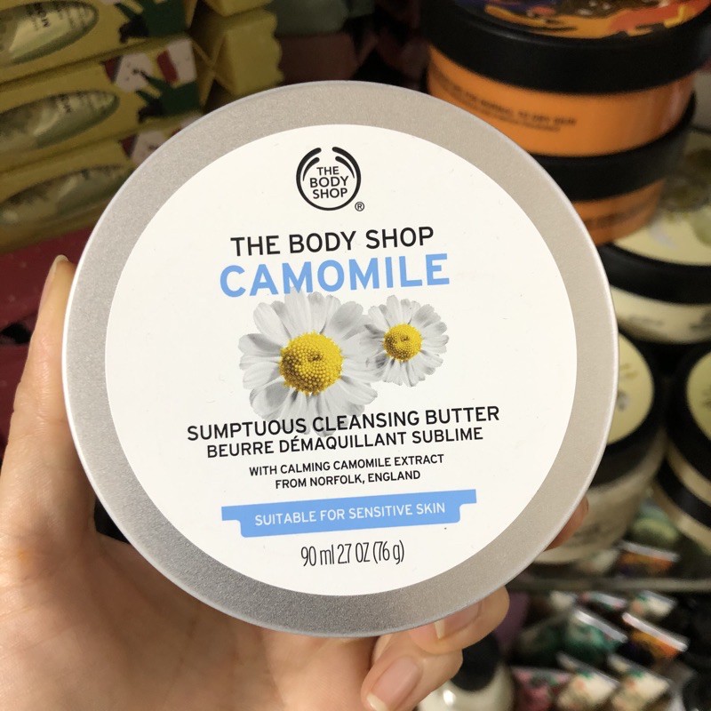Bơ Tẩy Trang The Body Shop Camomile Sumptuous Cleansing Butter 90ML