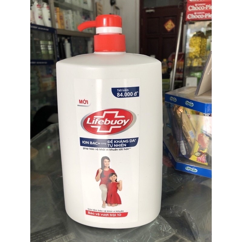 Sữa tắm Lifebuoy 1,1kg màu đỏ