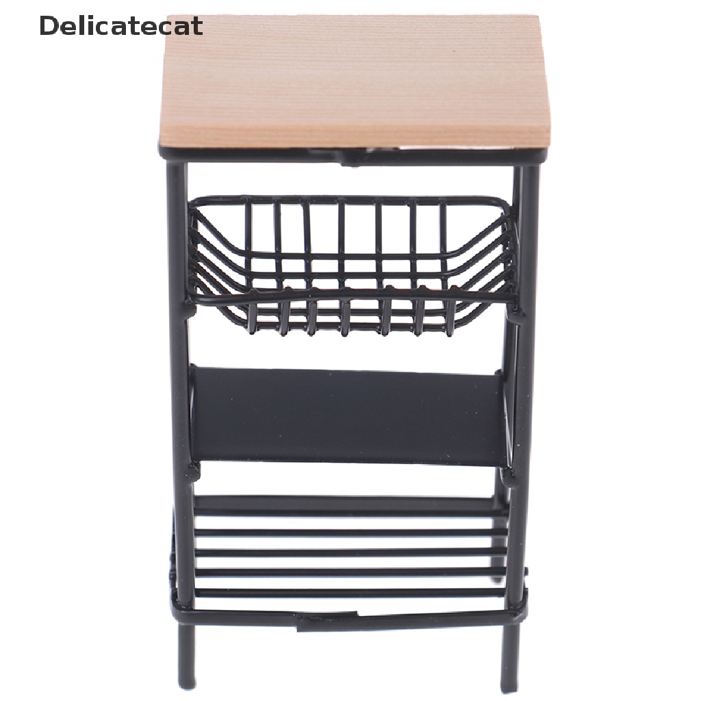 Kệ bếp mini trang trí nhà búp bê tỉ lệ 1:12