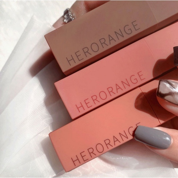 Son lì HERORANGE mịn màng như nhung không phai màu