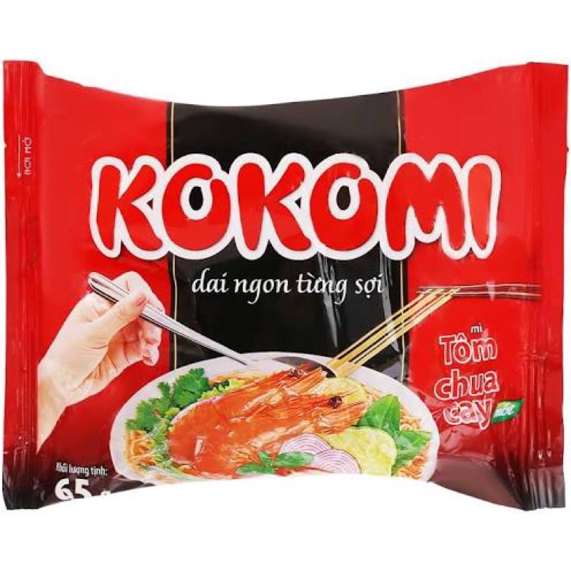 Mì Kokomi Tôm Chua Cay 90g / 65g - combo 3 gói | BigBuy360 - bigbuy360.vn