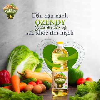 Dầu đậu nành Ozendy 1 lít KHÔNG BIẾN ĐỔI GEN