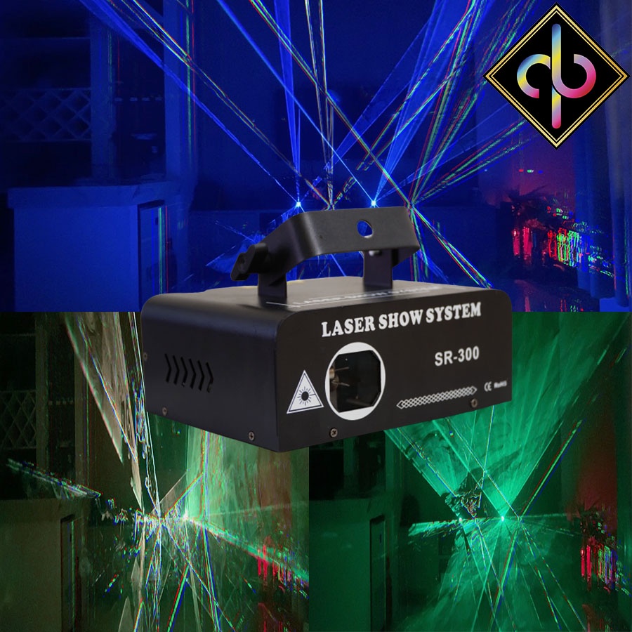 Đèn laser bay phòng sr300 quét tia cảm biến nhạc hiệu ứng hình ảnh công - ảnh sản phẩm 3