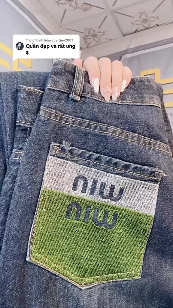 [BIGSIZE 75kg]-1073 Quần Jean Bagy Nữ Rách Gối Ống Rộng Túi Thêu Lưng Cao,quần bò nữ cạp cao đẹp bisic hàng QCCC HOT2023 | BigBuy360 - bigbuy360.vn