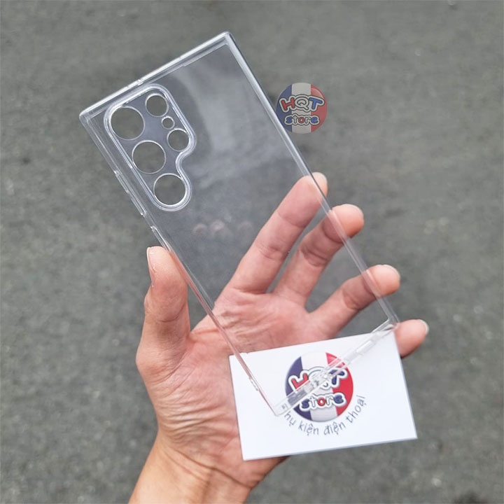 Ốp silicon dẻo trong full camera Gor Nature cho Samsung S22 Ultra / S22 Plus / S22