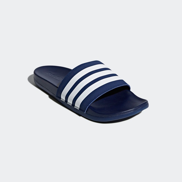 Dép Adidas Adilette Comfort - Dark Blue/ Cloud White