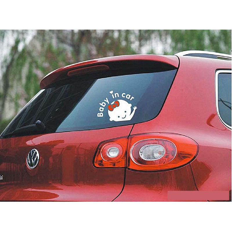 Decal Tem Baby In Car (mẫu 2) MS-66