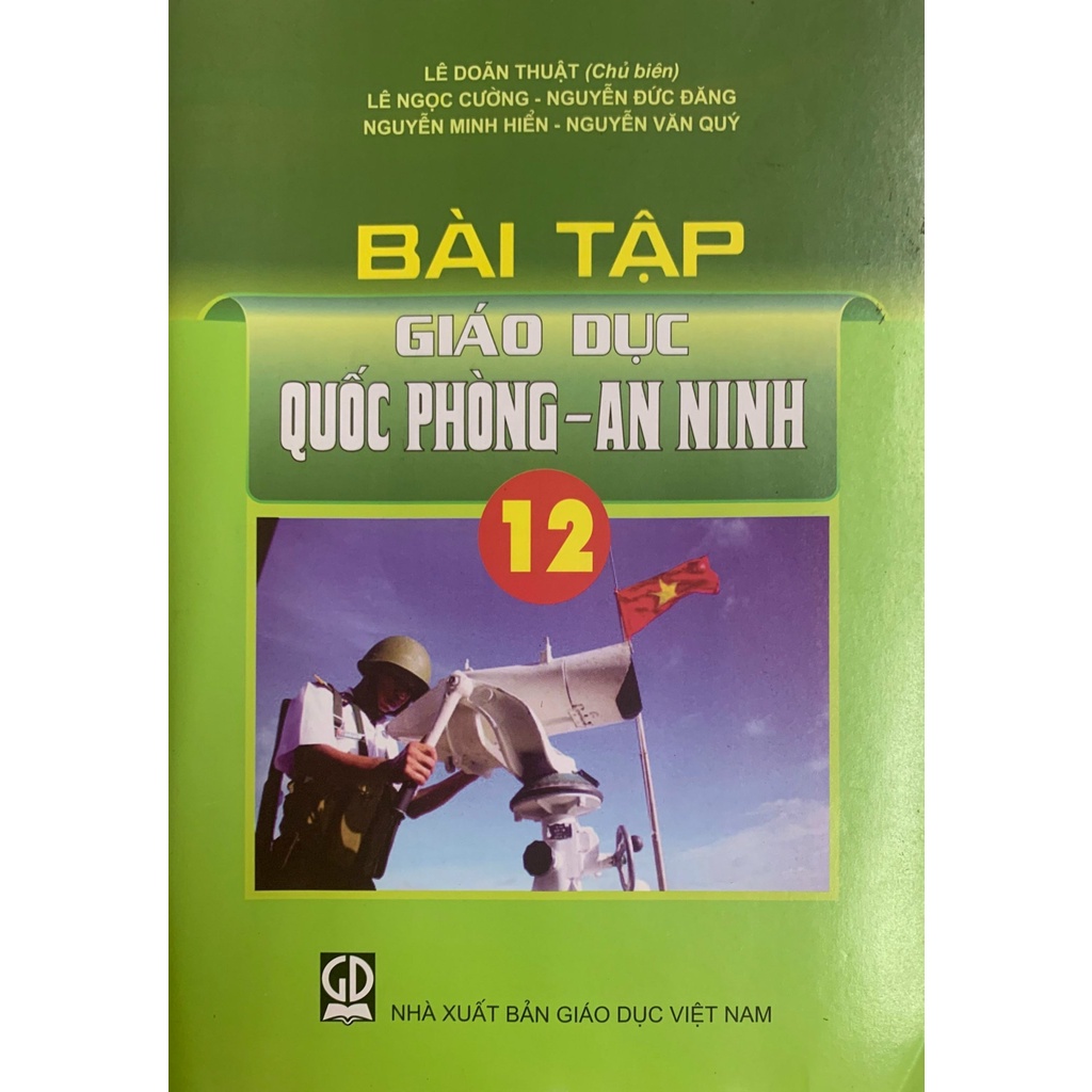 Sách - Bài Tập Giáo Dục Quốc Phòng - An Ninh 12