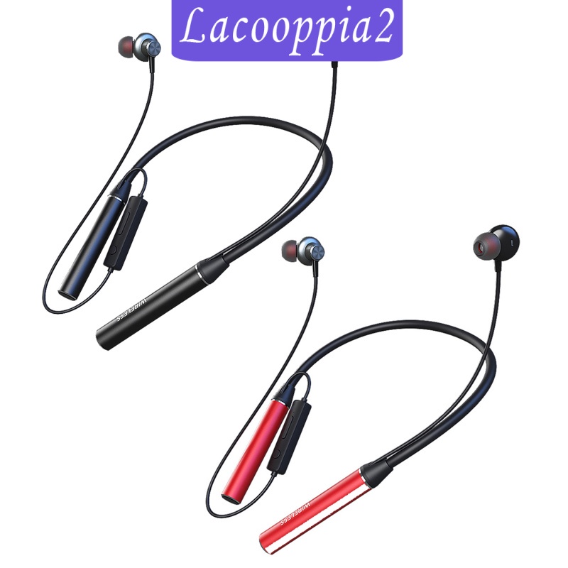 [LACOOPPIA2] in Ear Headphone Wireless Bluetooth 5.0, Hi-Fi Stereo Earphones Earbuds with HD Mic for Running Sport, Workout, Travel, Gym