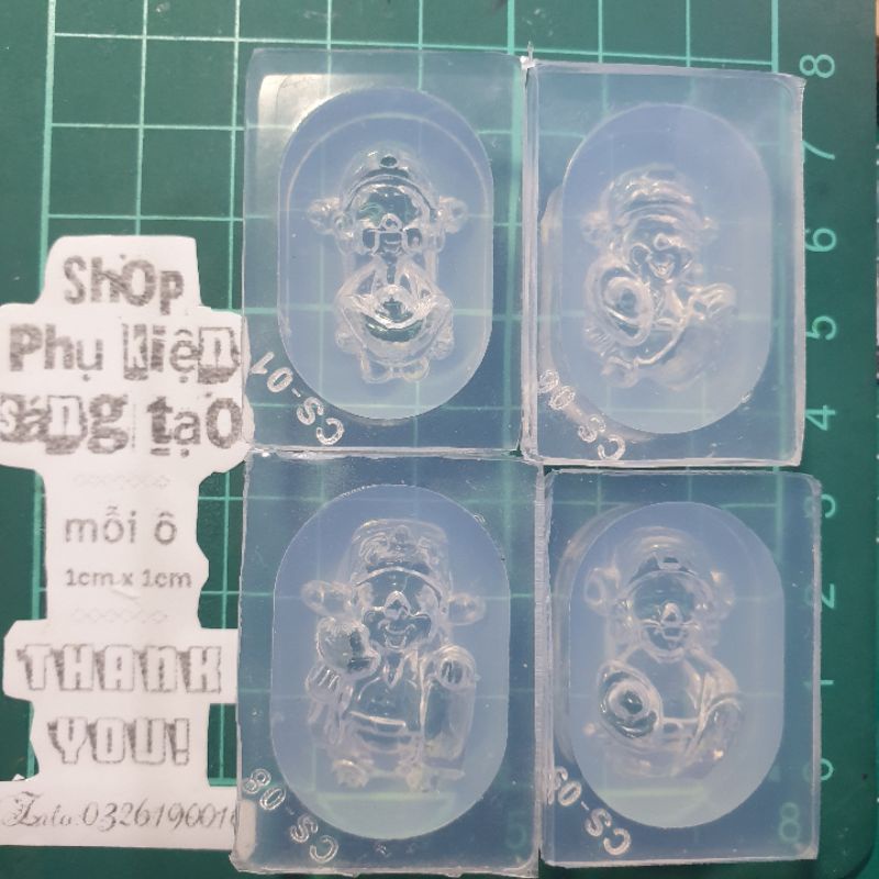 Khuôn charm trang trí hình ông thần tài