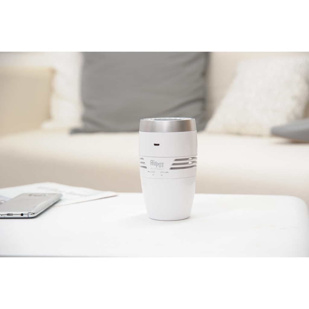 Máy lọc không khí Airpot sử dụng cho oto, phòng ngủ, phòng làm việc, lọc sạch không khí, bụi mịn, kh