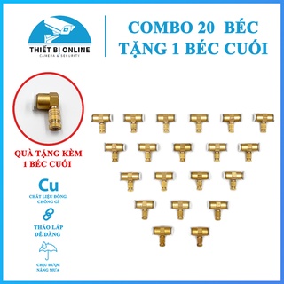 COMBO 20 Béc phun sương bằng đồng cao cấp siêu mịn,điều hoà không khí,làm mát quán ăn,quán cafe,tưới cây