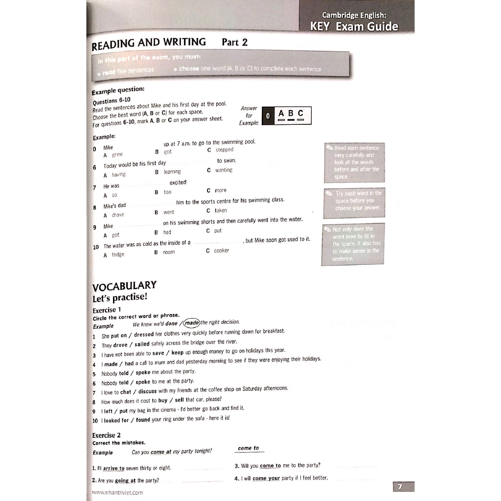 Sách - Succeed In Cambridge English - Key English Tests - 10 Ket Practice Tests (+CD)