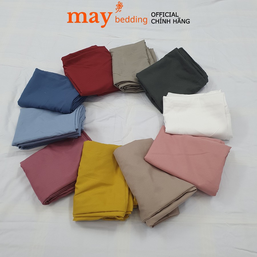 Vỏ gối ôm cotton May bedding đơn sắc kích thước 35x100cm chưa bao gồm ruột gối