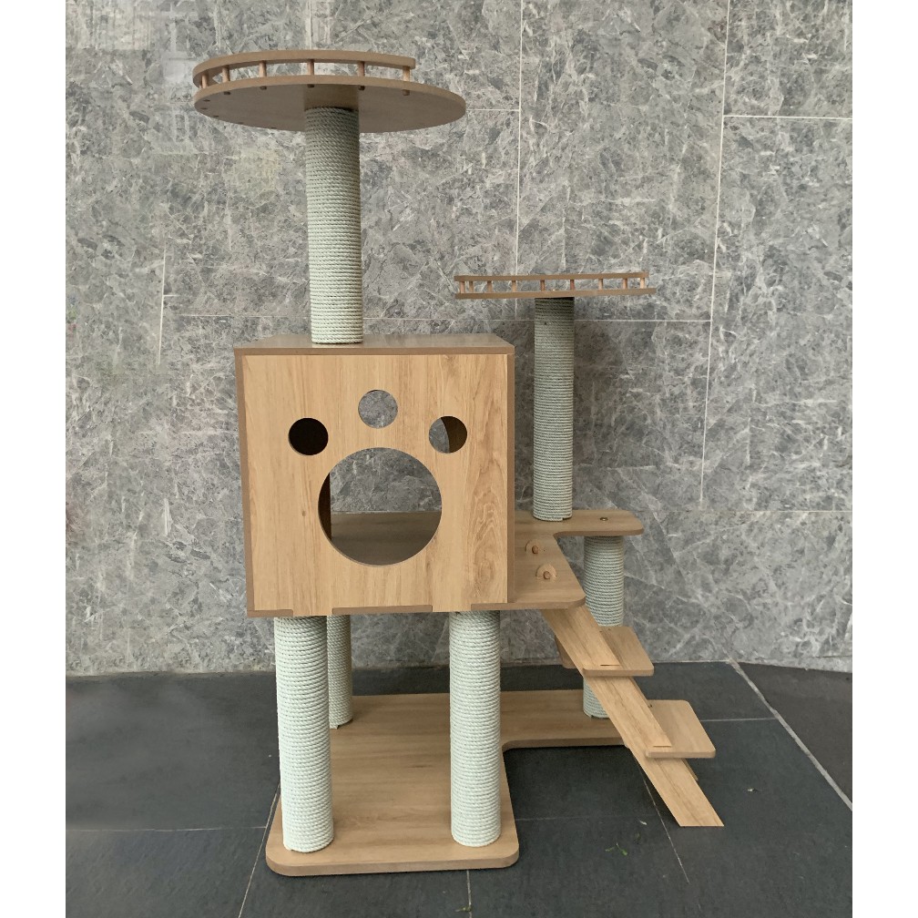 Nhà cây siêu to cho mèo -Cat tree (Có sẵn)