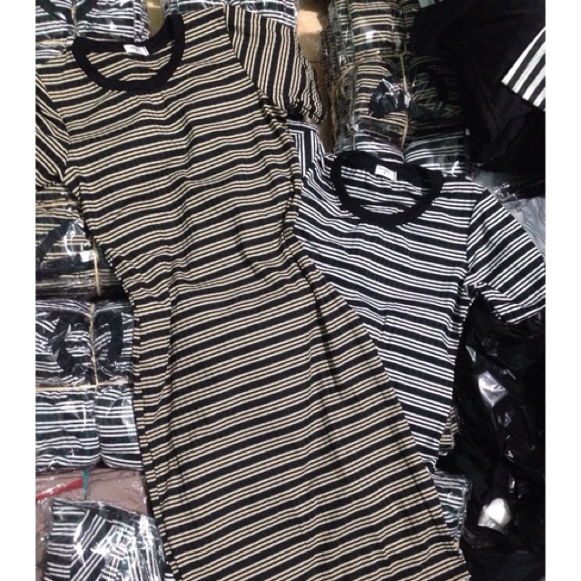 Đầm body gân xẻ sau ( F21)