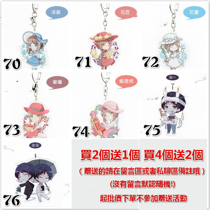 Móc Khóa Mica Skin Nhân Vật Identity V