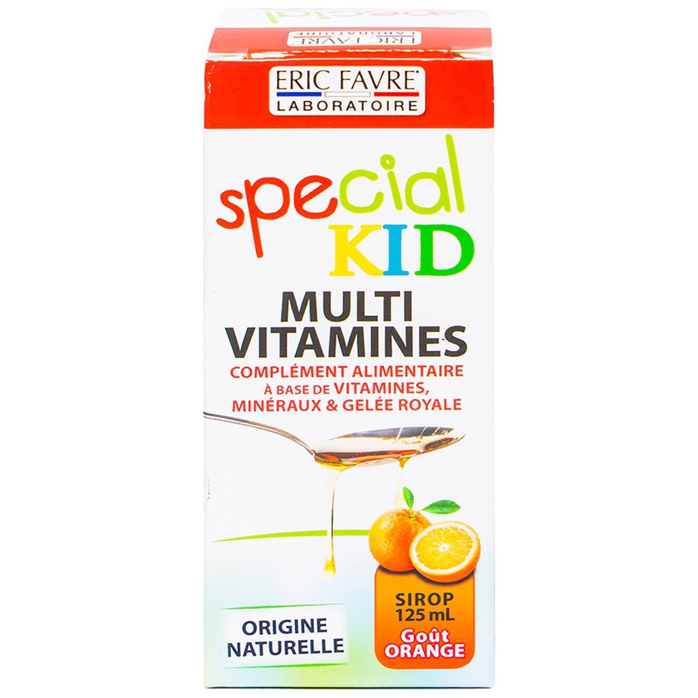 Siro Bổ sung vitamin và khoáng chất, tăng cường sức đề kháng cho trẻ Special Kid Multivitamines - Nhập khẩu Pháp (125ml)