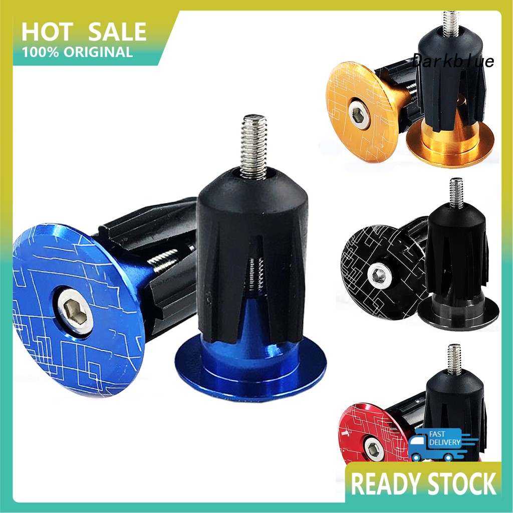 Bộ 2 Nút Gắn Tay Lái Xe Đạp Leo Núi Bằng Hợp Kim Nhôm