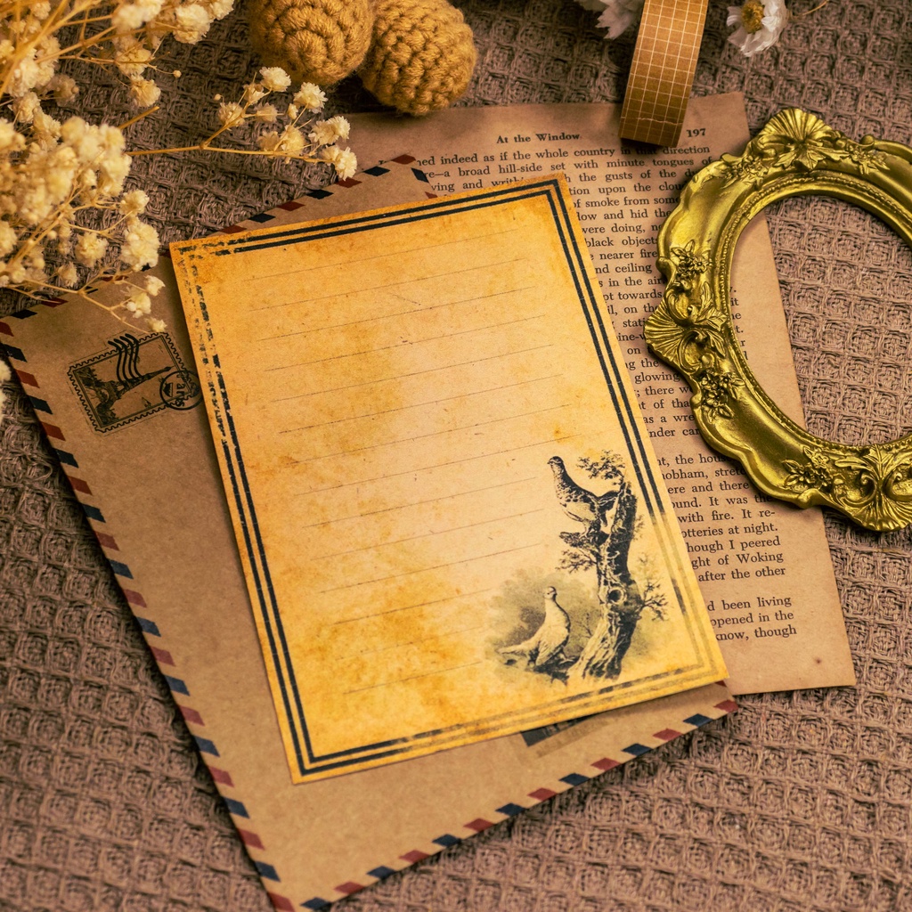 Giấy Viết Thư Vintage Nhiều phong Cách - NOMAD GARDEN