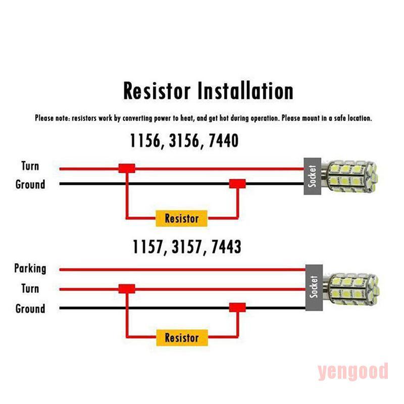 Set 4 Điện Trở Tải 50w 6 Ohm Chuyên Dụng Cho Đèn Led